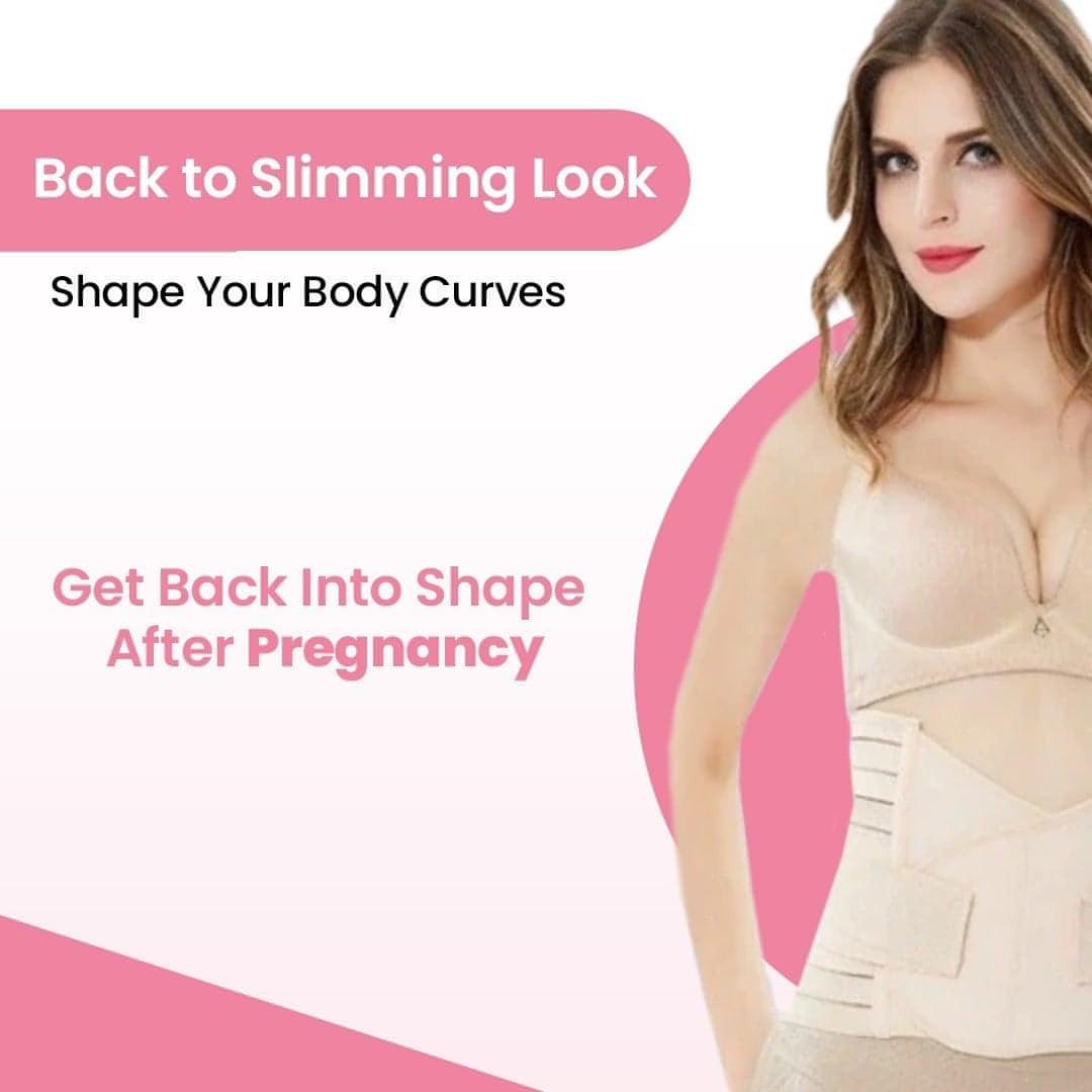 After Pregnancy & C Section Recovery Belt | Postpartum Belt for Belly Fat, Loose Skin, Lower Abdominal Body Shaping & Toning (Waist Belt) - NextMamas