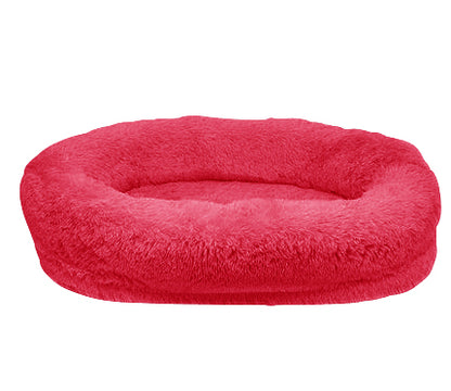 Comfy Giant Plush Faux Fur Bed | All Weather, Winters, Summers Bed | Removeable &amp; Washable Cover - NextMamas