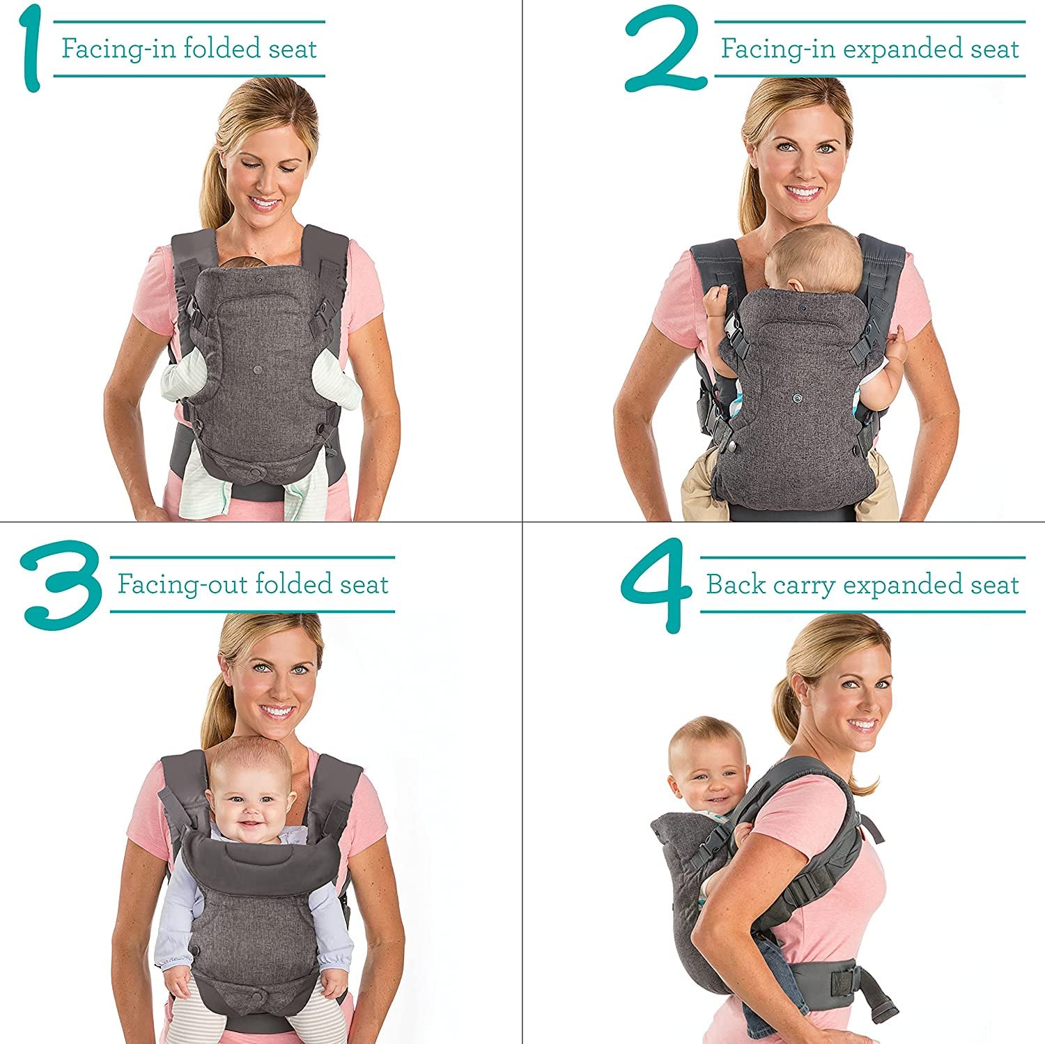 Front &amp; Back Carry Bag For Newborns - NextMamas