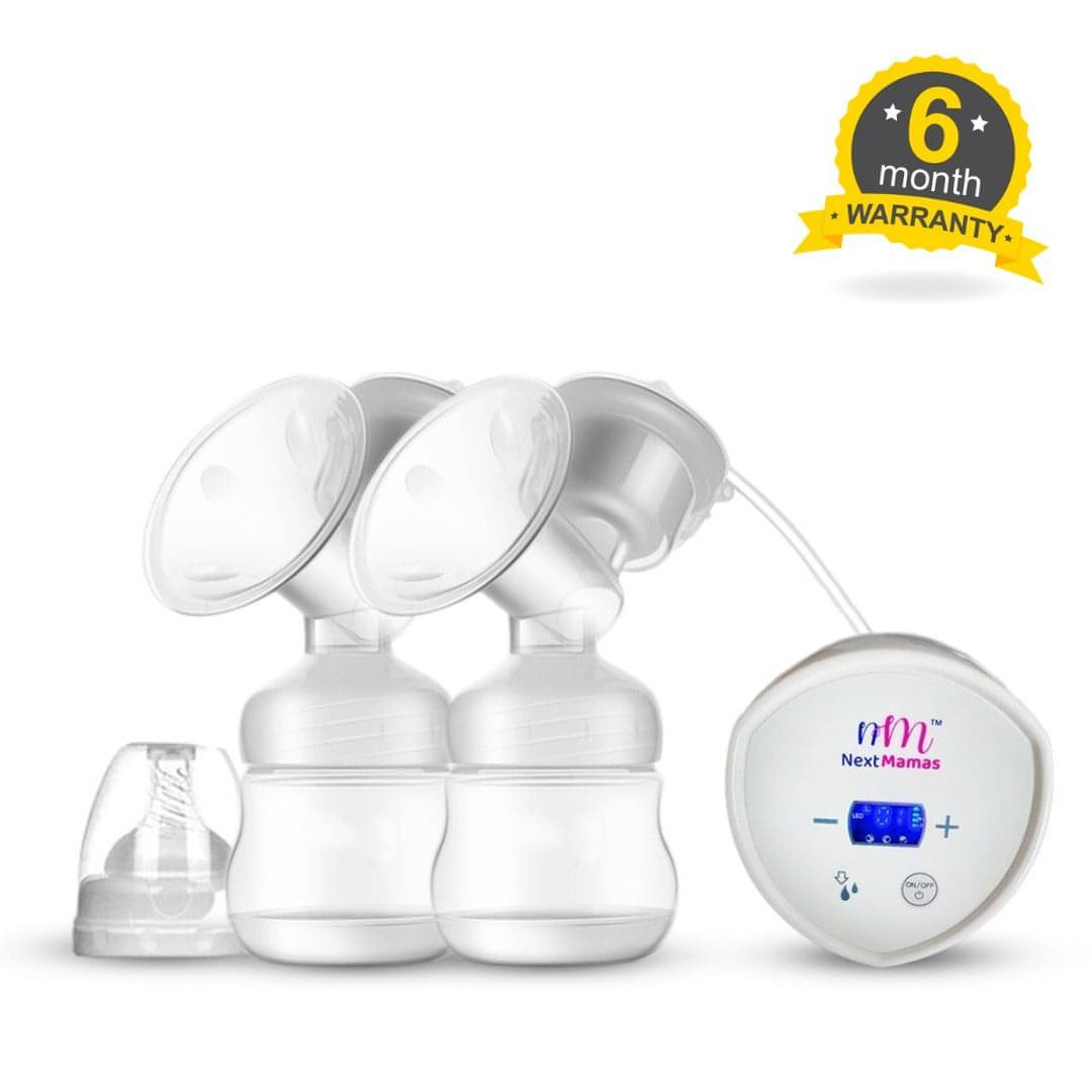 Double Rechargeable Breast Pump – Massage &amp; Pumping Modes - NextMamas