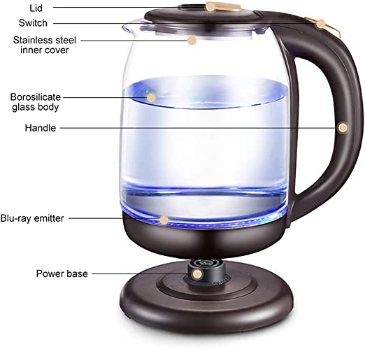 Portable Glass Electric Kettle - NextMamas