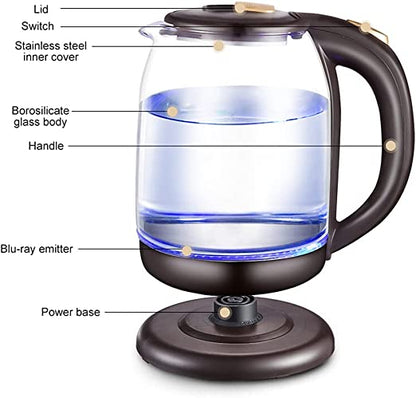 Portable Glass Electric Kettle - NextMamas