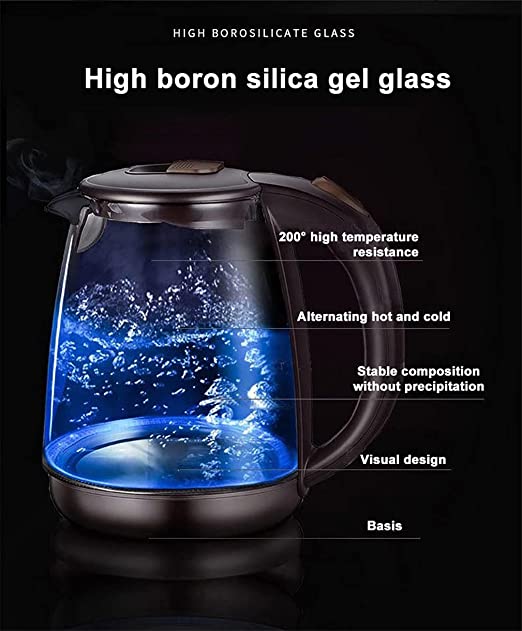 Portable Glass Electric Kettle - NextMamas