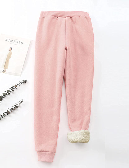 Comfy Womens Fleece Lined Joggers - NextMamas
