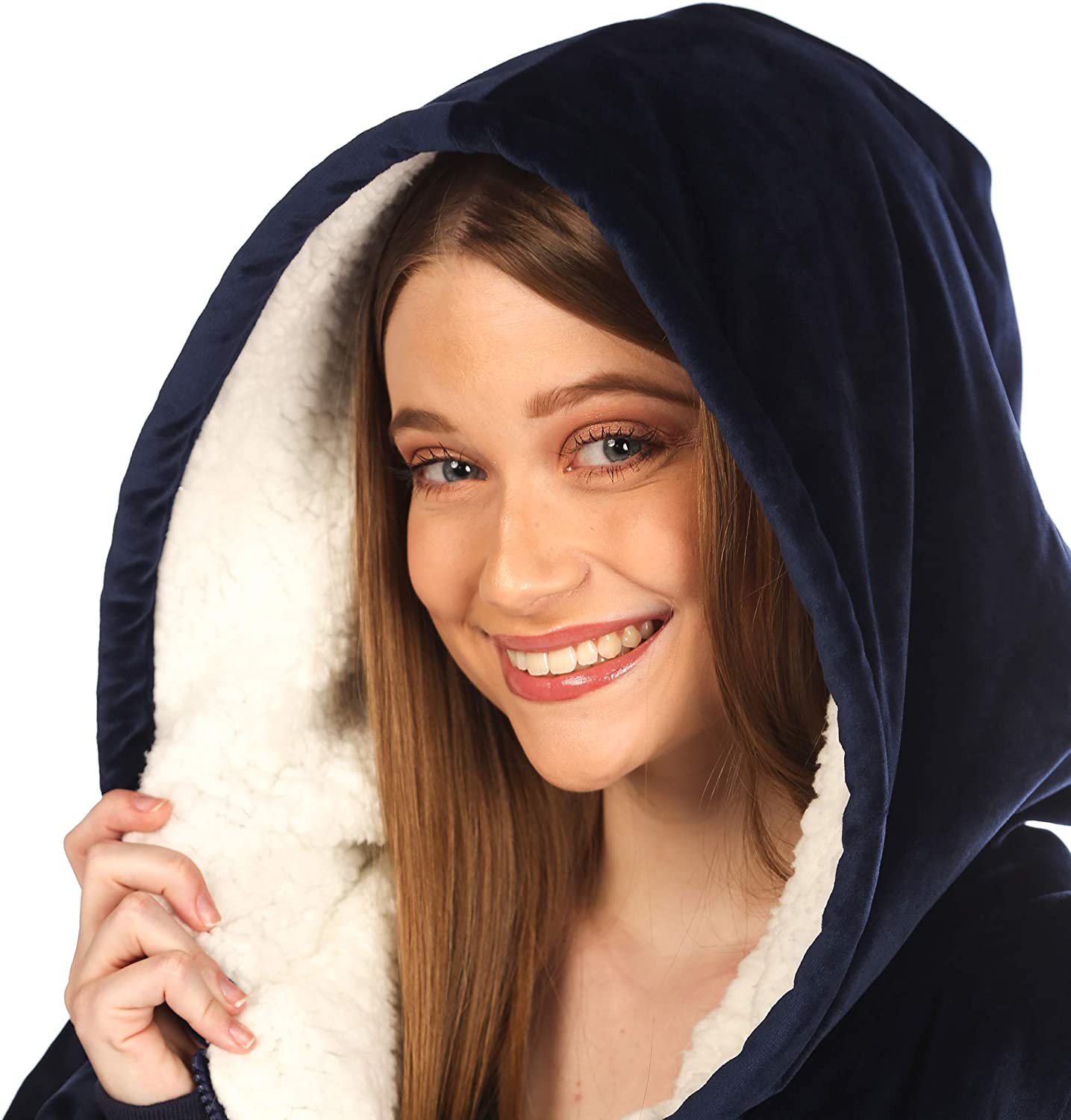 Oversized Hoodie For Adults &amp; Kids  |  Microfiber &amp; Sherpa Wearable Blanket. - NextMamas