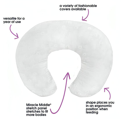 Nursing Pillow with Cover | Cotton Blend Fabric - NextMamas