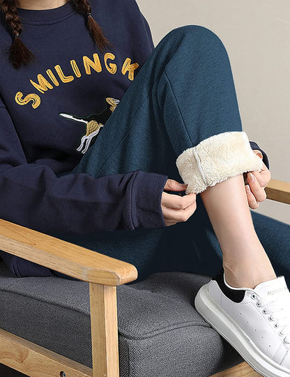 Comfy Womens Fleece Lined Joggers - NextMamas