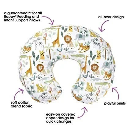 Nursing Pillow with Cover | Cotton Blend Fabric - NextMamas