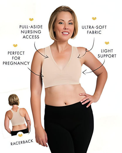 Racerback Nursing Sleep Bra for Maternity - NextMamas