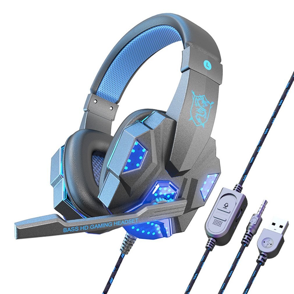 Gaming Headset – Noise-Cancelling with Luminous Wired Design - NextMamas