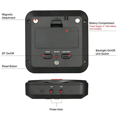 Wireless Food Thermometer – Stainless Steel Probe for Cooking - NextMamas