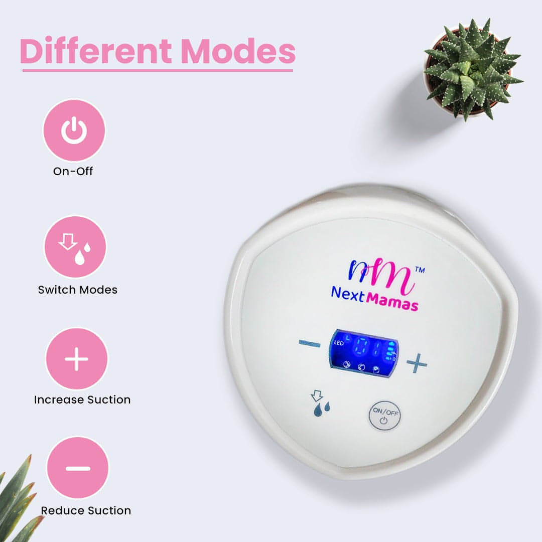 Double Rechargeable Breast Pump – Massage &amp; Pumping Modes - NextMamas