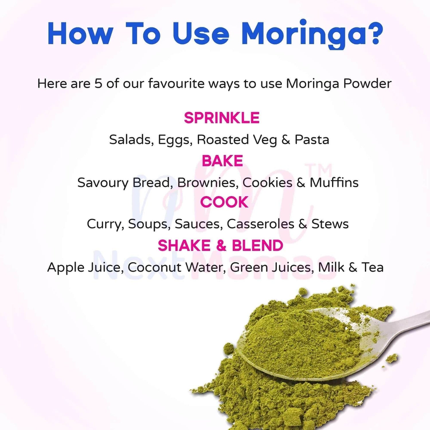 100% Organic Moringa – Natural Nutrition for Health &amp; Wellness - NextMamas