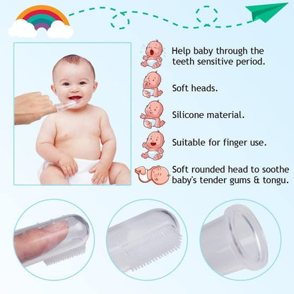 Baby Finger Toothbrush | Easy Baby Toothbrushing &amp; Dental Hygiene - NextMamas