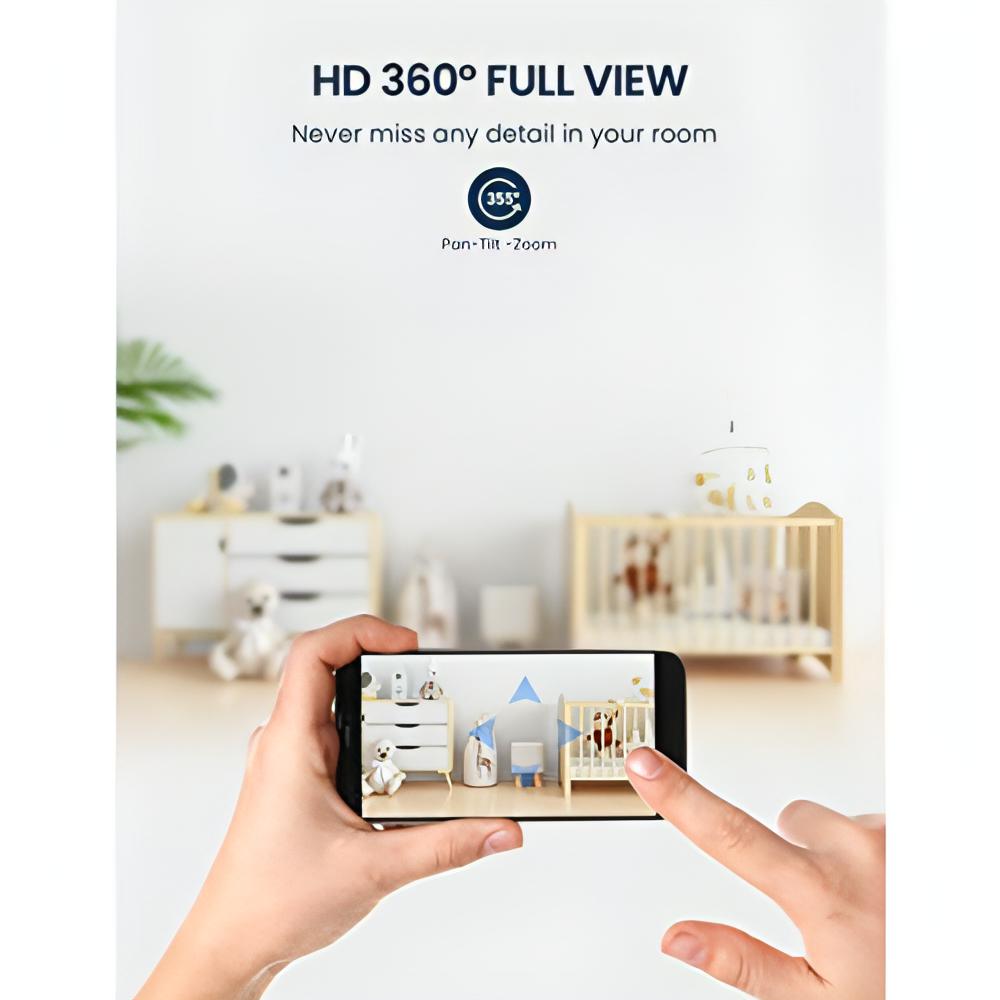 Baby Monitor with Camera &amp; Audio – 3MP Night Vision + Motion Detection - NextMamas