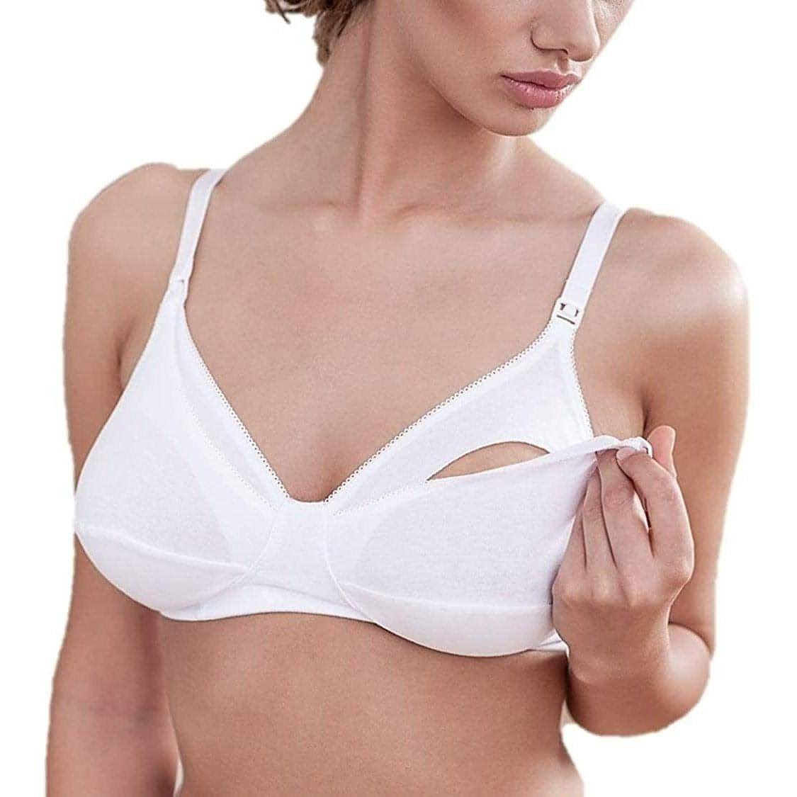 Breastfeeding Bra with Hook – Ideal for A &amp; B Cups - NextMamas