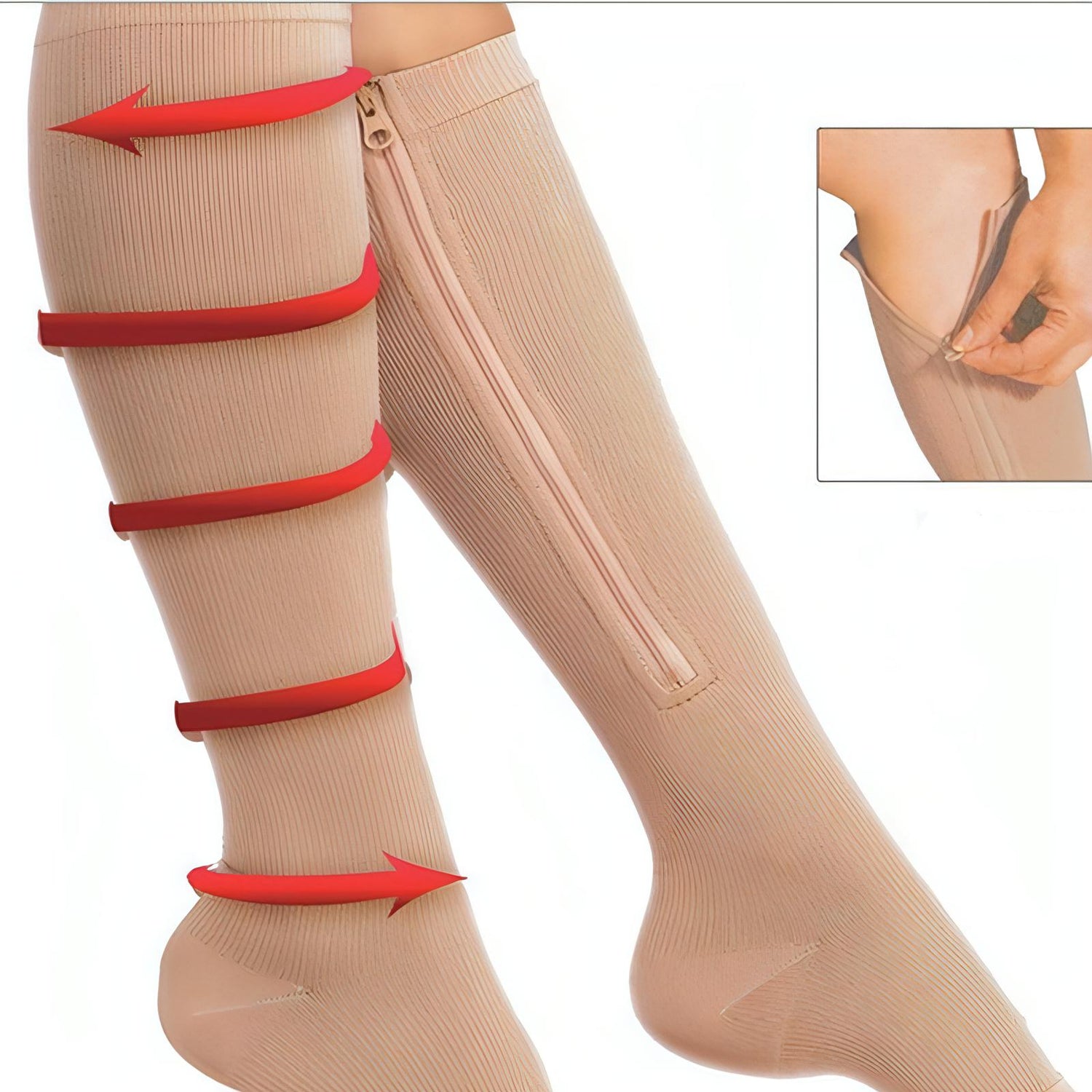 Compression Socks Stocking | For Pregnancy Leg Swelling, Leg Edema, Leg Pain, Varicose Vein, Surgery &amp; DVT - NextMamas