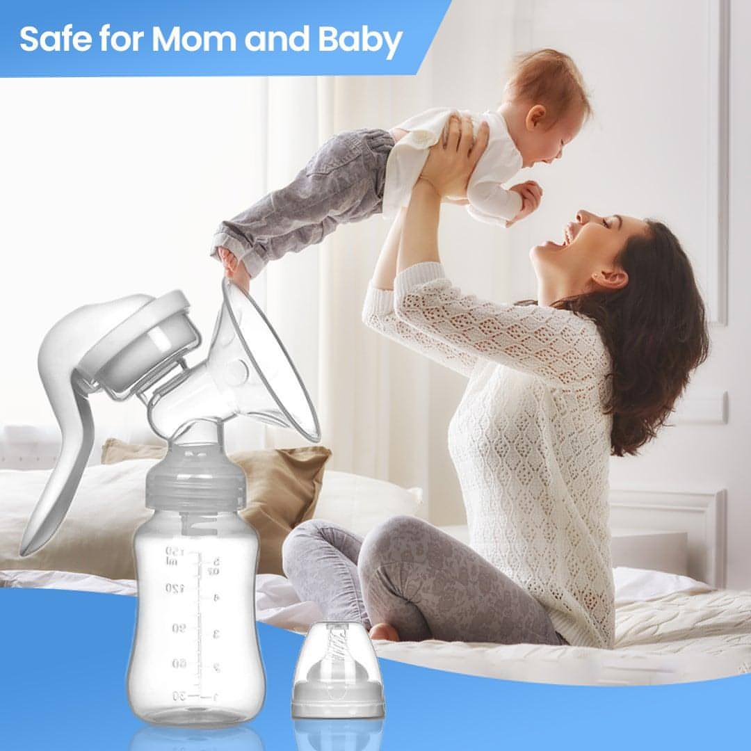 Manual Breast Pump with Pacifier Set | Portable &amp; No Electricity Required - NextMamas