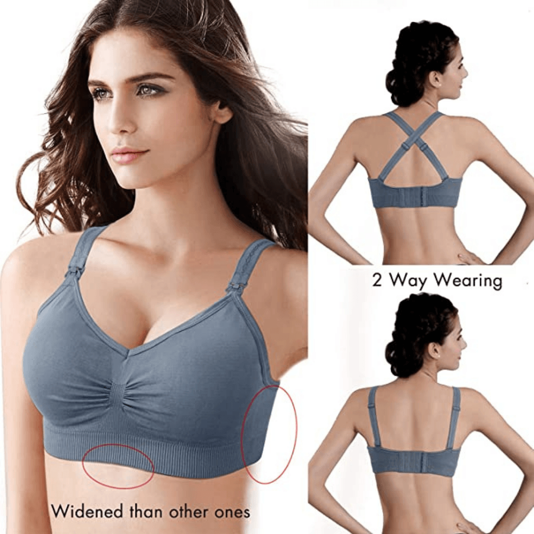 Padded Seamless Nursing Bra - NextMamas
