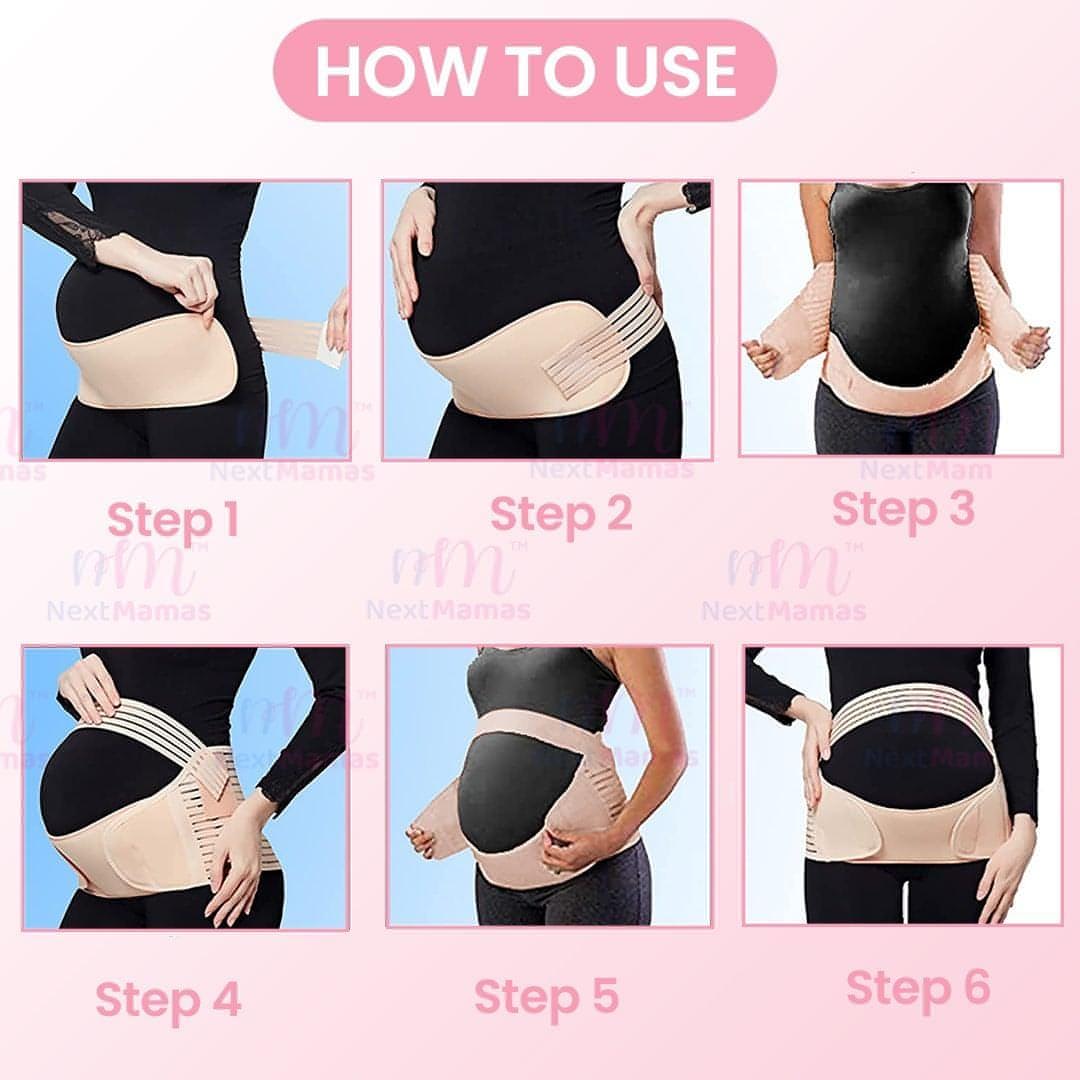 Pregnancy Back Support Belt | Supports Child Weight &amp; Relieve Back Pressure - NextMamas