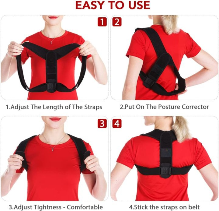 Posture Corrector Belt – Relieves Neck &amp; Back Pain - NextMamas