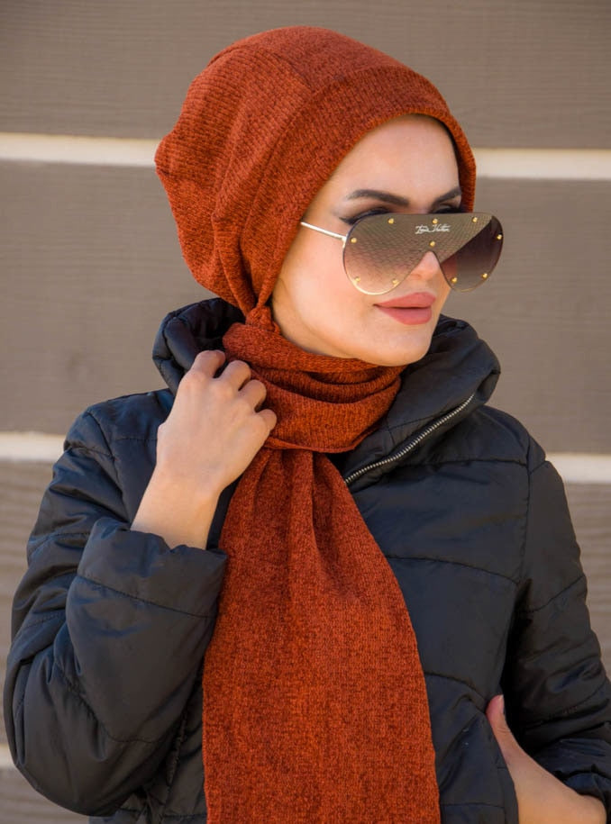 Plain Stylish Instant Scarf - NextMamas