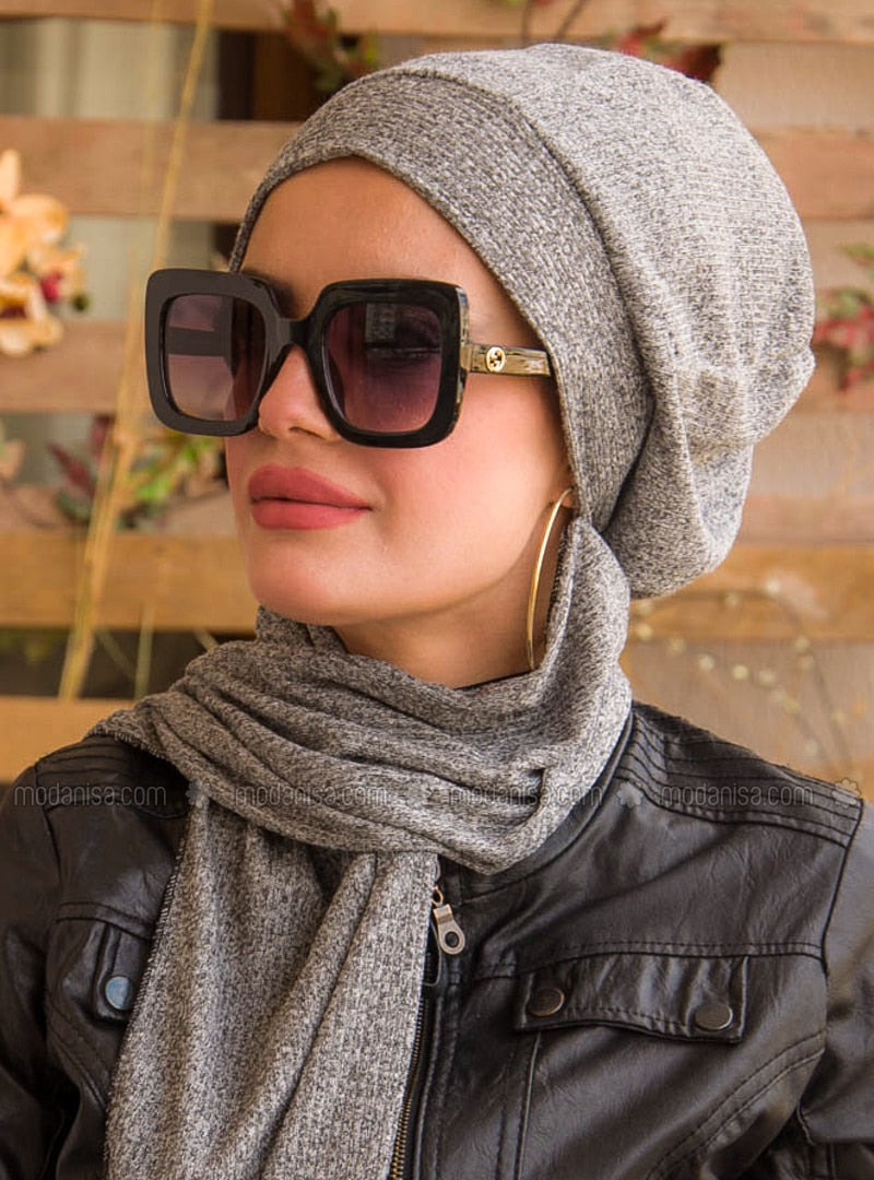 Plain Stylish Instant Scarf - NextMamas
